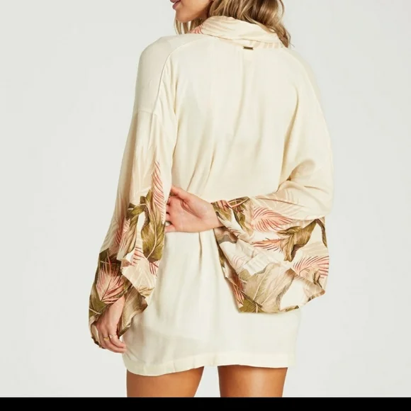 Billabong Ko Ko Mo Kimono Cover Up M/L - Picture 6 of 10